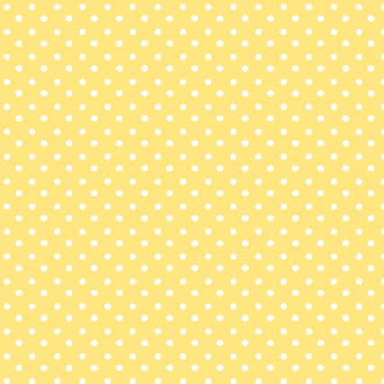 Polka Dots Yellow & White
